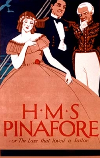 Plakat zur Operette H.M.S. Pinafore Plakat zur Operette H.M.S. Pinafore