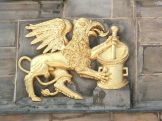 Detail der Mohren-Apotheke in Bayreuth Detail der Mohren-Apotheke in Bayreuth
