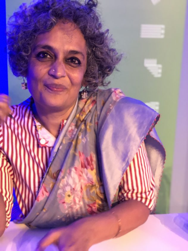 Arundhati Roy beim Edinburgh International Book Festival ©Nachtgedanken